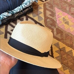 Rag & Bone Ivory Woven Hat